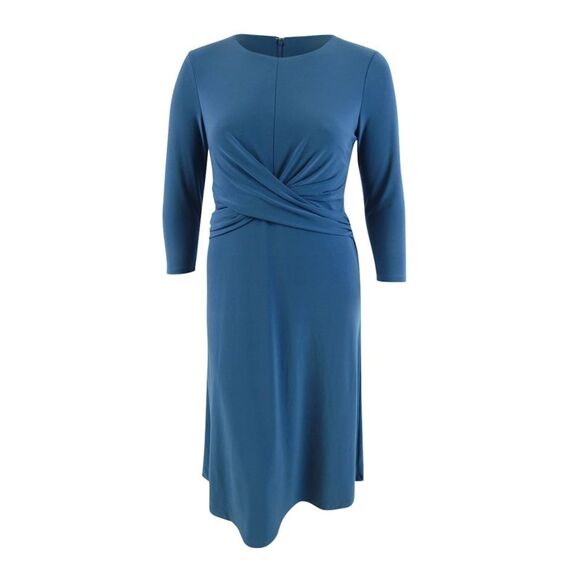 Lauren Ralph Lauren Dresses & Skirts - Lauren Ralph Lauren Women's Twist Front Jersey Dress (12, Indigo Sail)